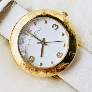 ✨Marc by Marc Jacobs White and Gold Watch✨